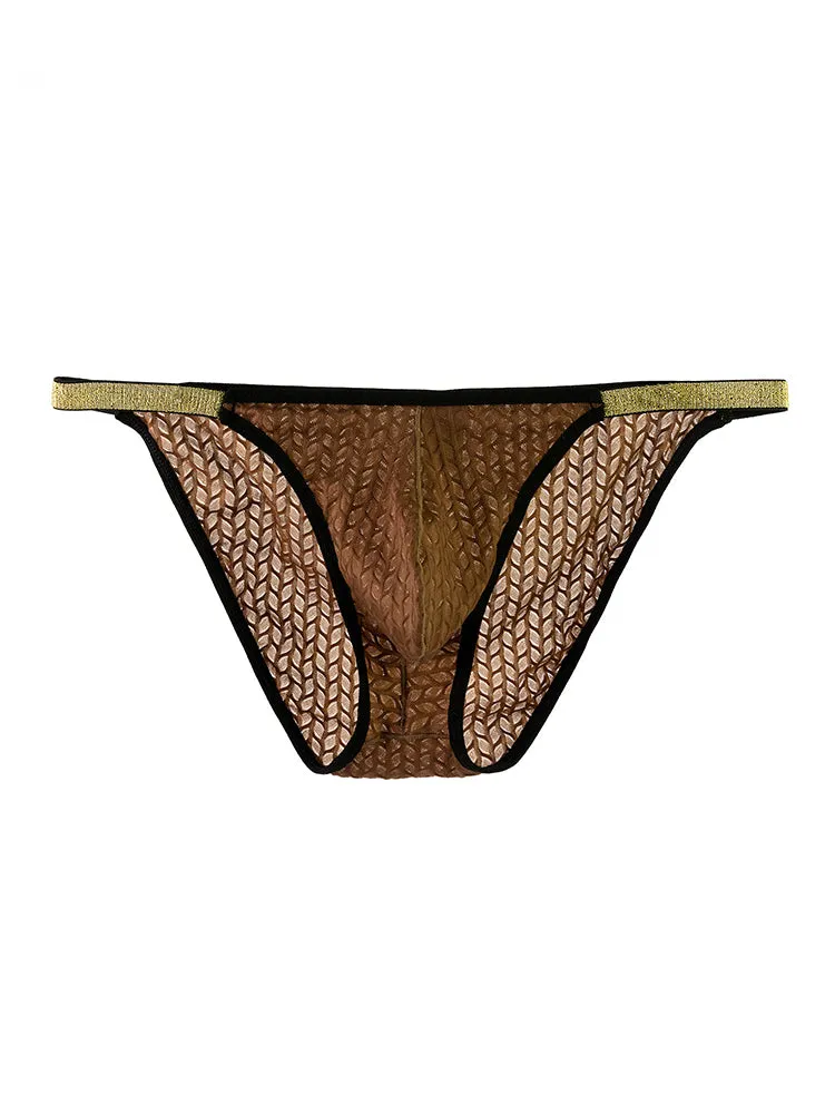 3 Pack Men's Sexy Low-Rise Hip-Lifting Briefs