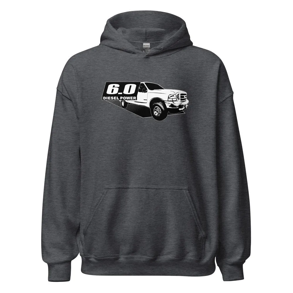 6.0 Powerstroke Hoodie Power Stroke Sweatshirt With Truck