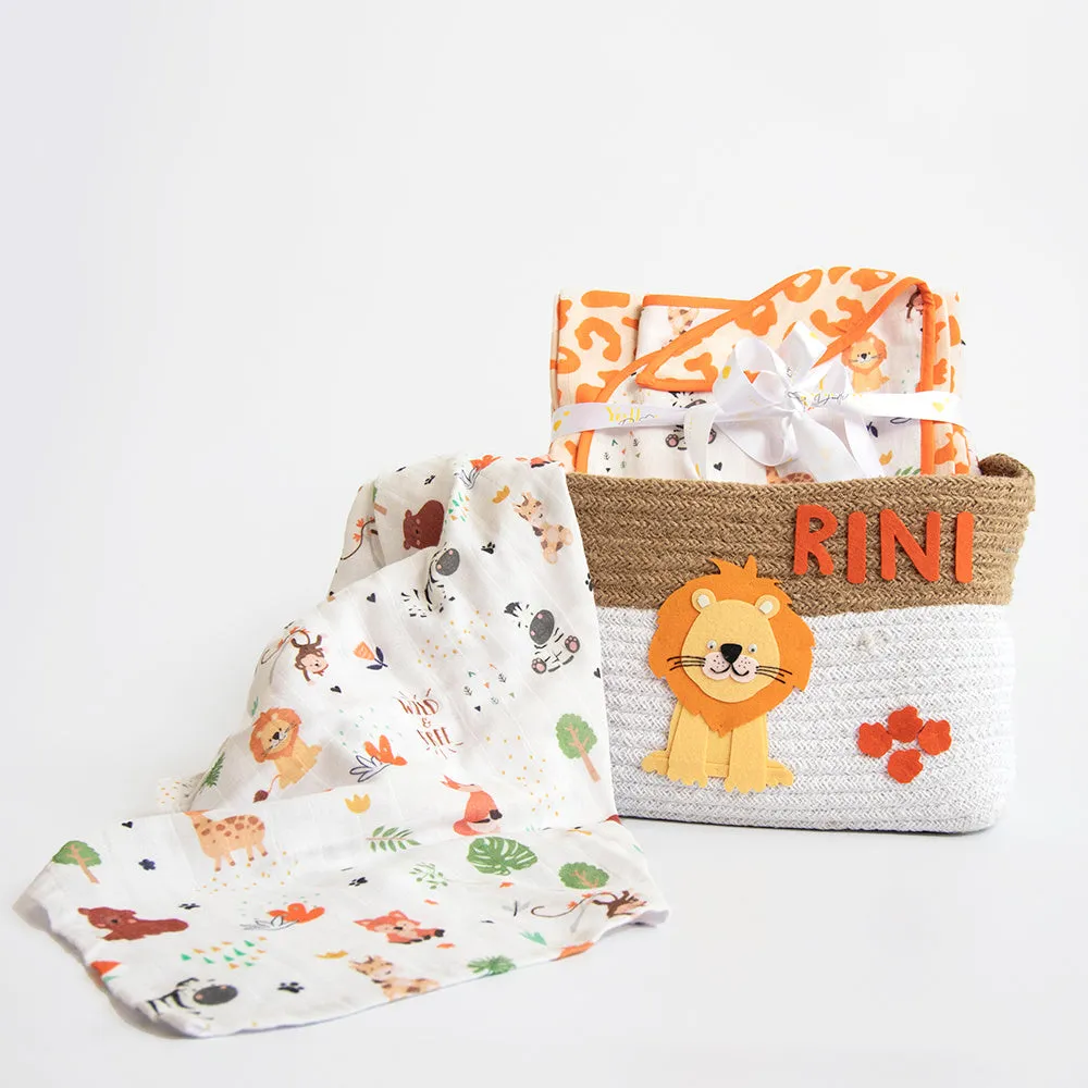 Baby Animals- Personalised Essential Gift 'Baskets Of Love'