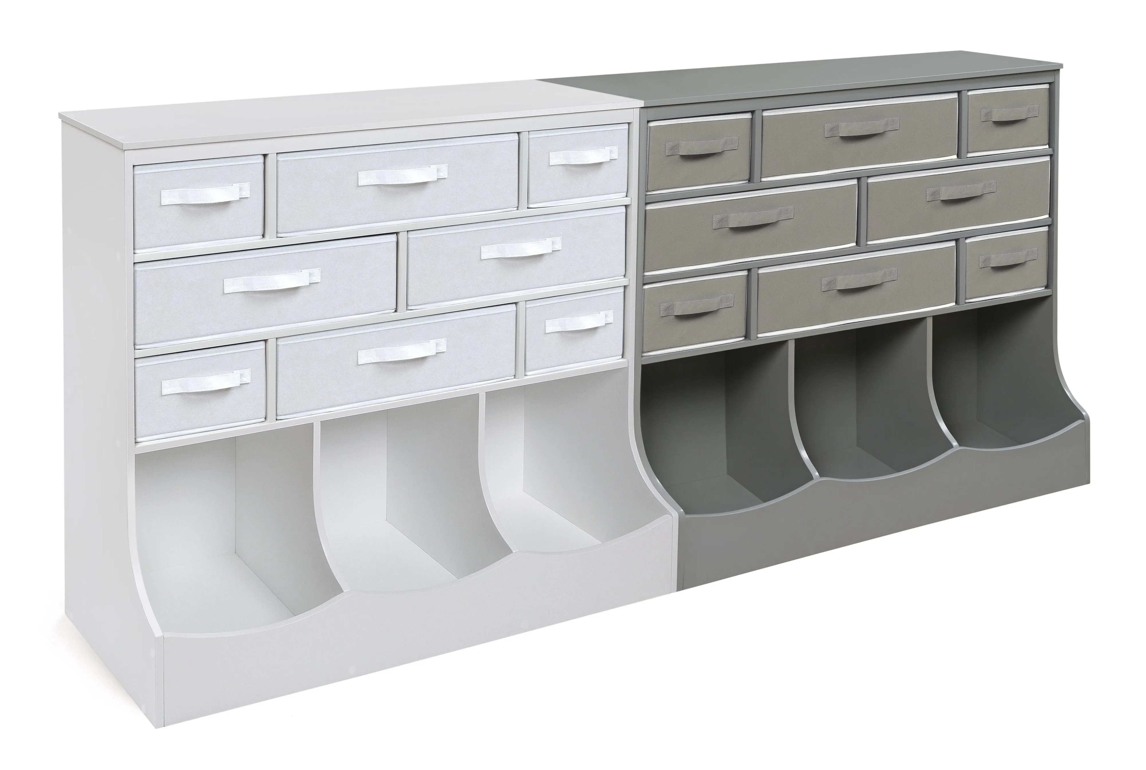 Badger Basket Storage Station with Eight Baskets and Three Bins