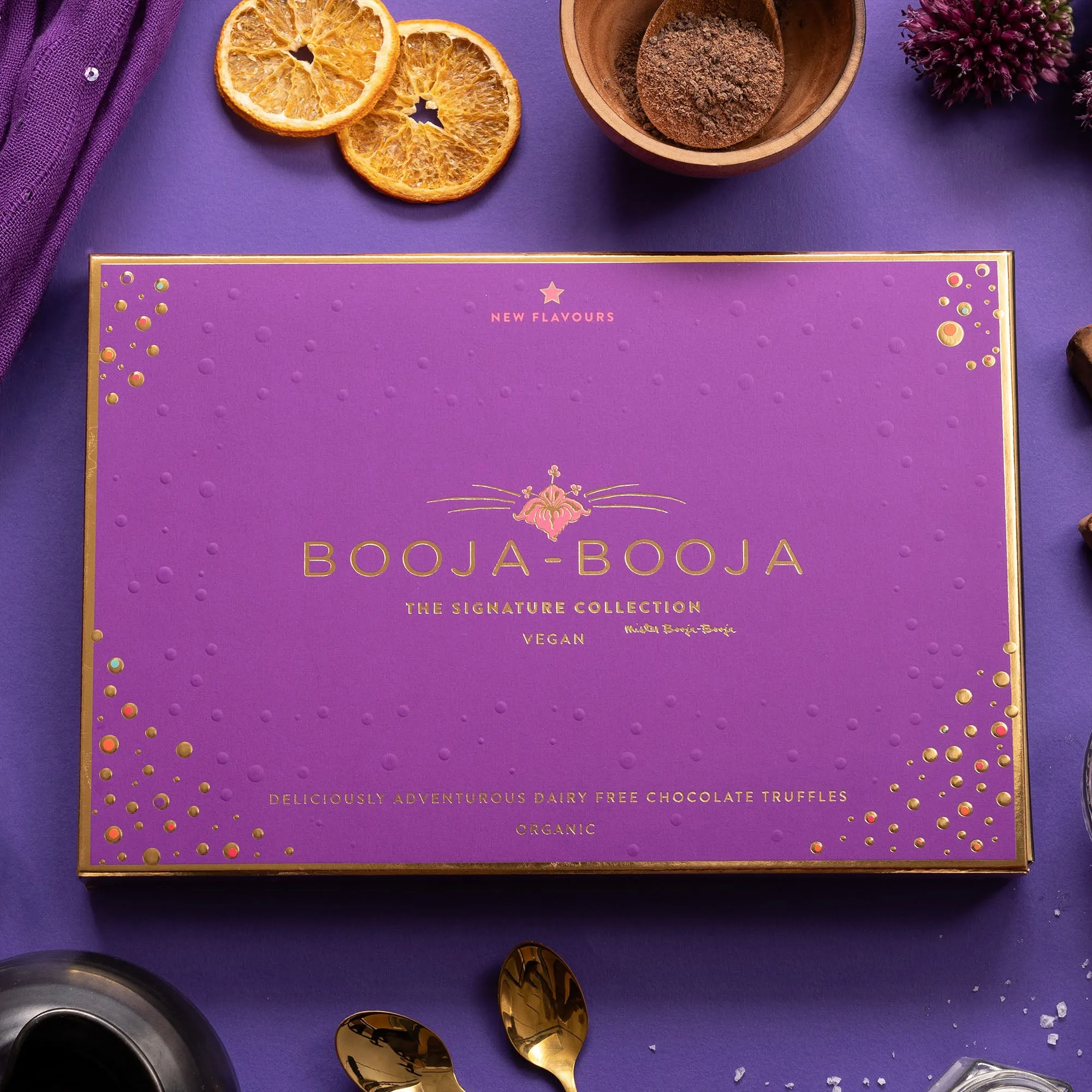 Booja-Booja Signature Collection – Organic & Dairy-Free Chocolate Truffles 184g