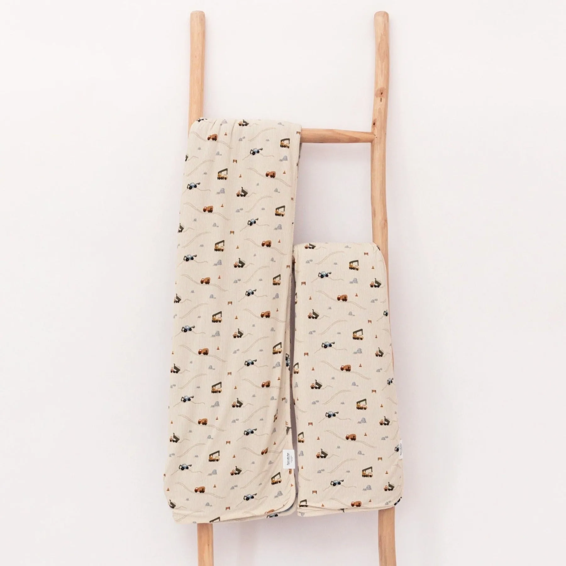 Construction Small Ribbed Youth Blanket