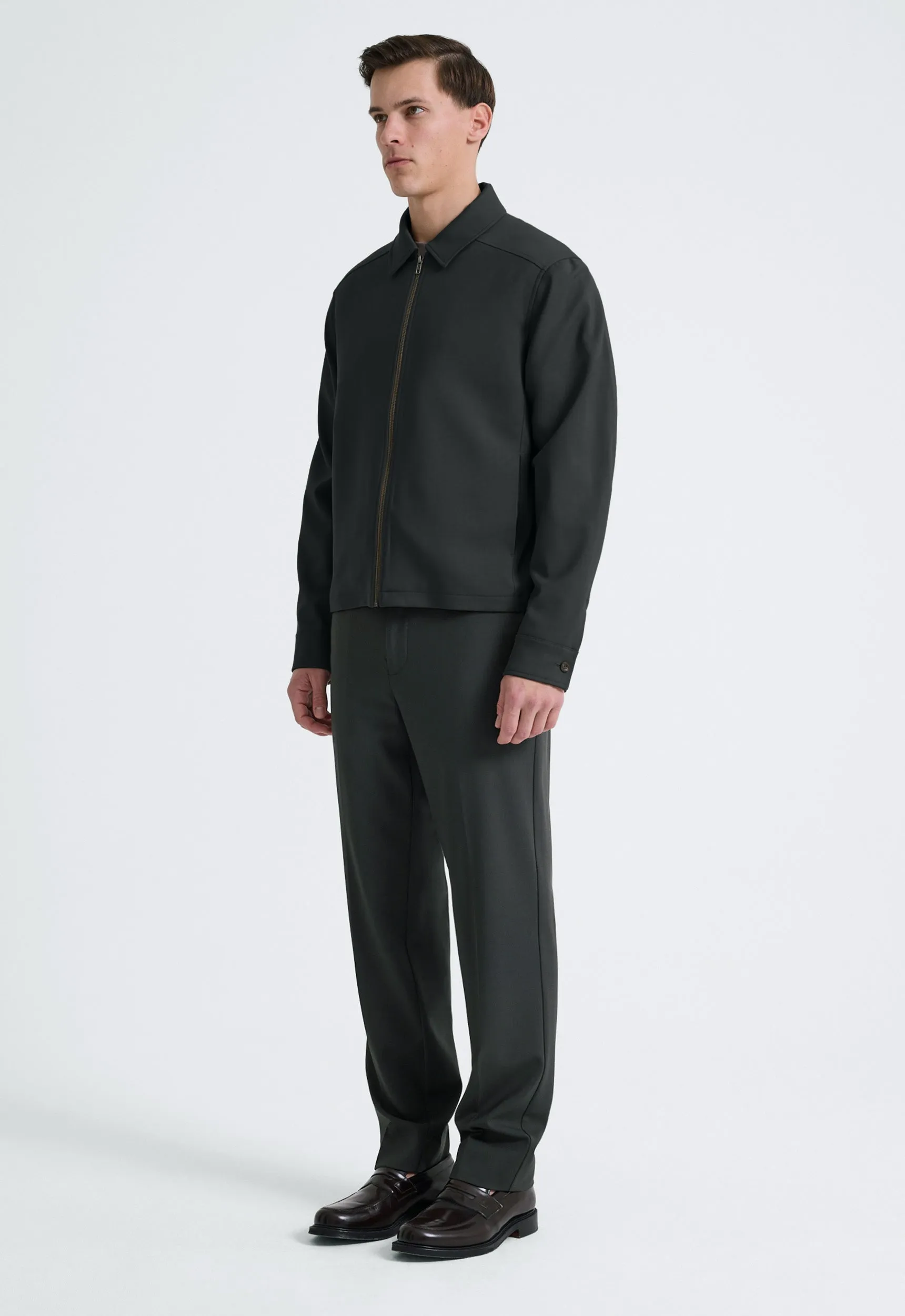 Davey Wool Jacket - Peat