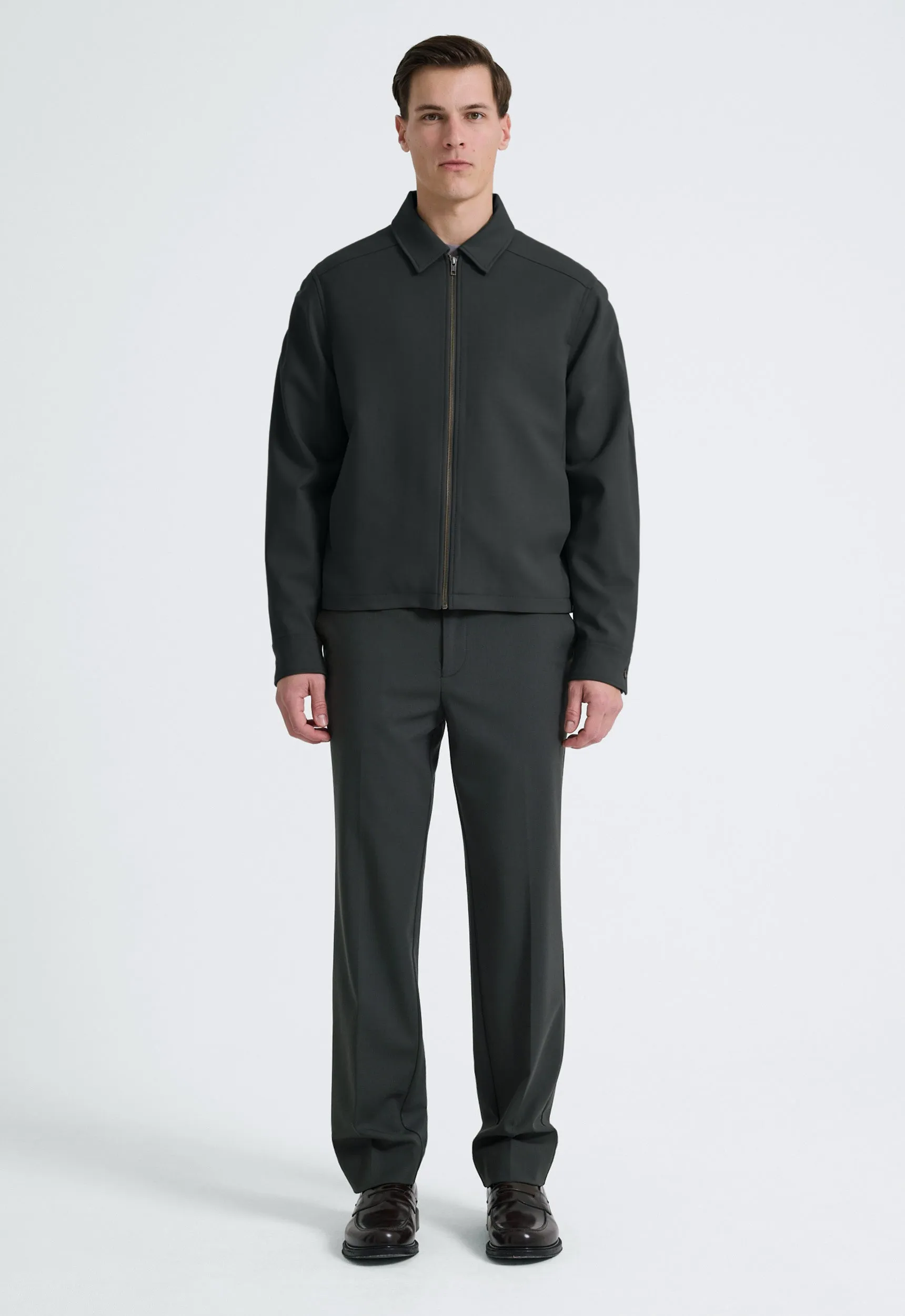 Davey Wool Jacket - Peat