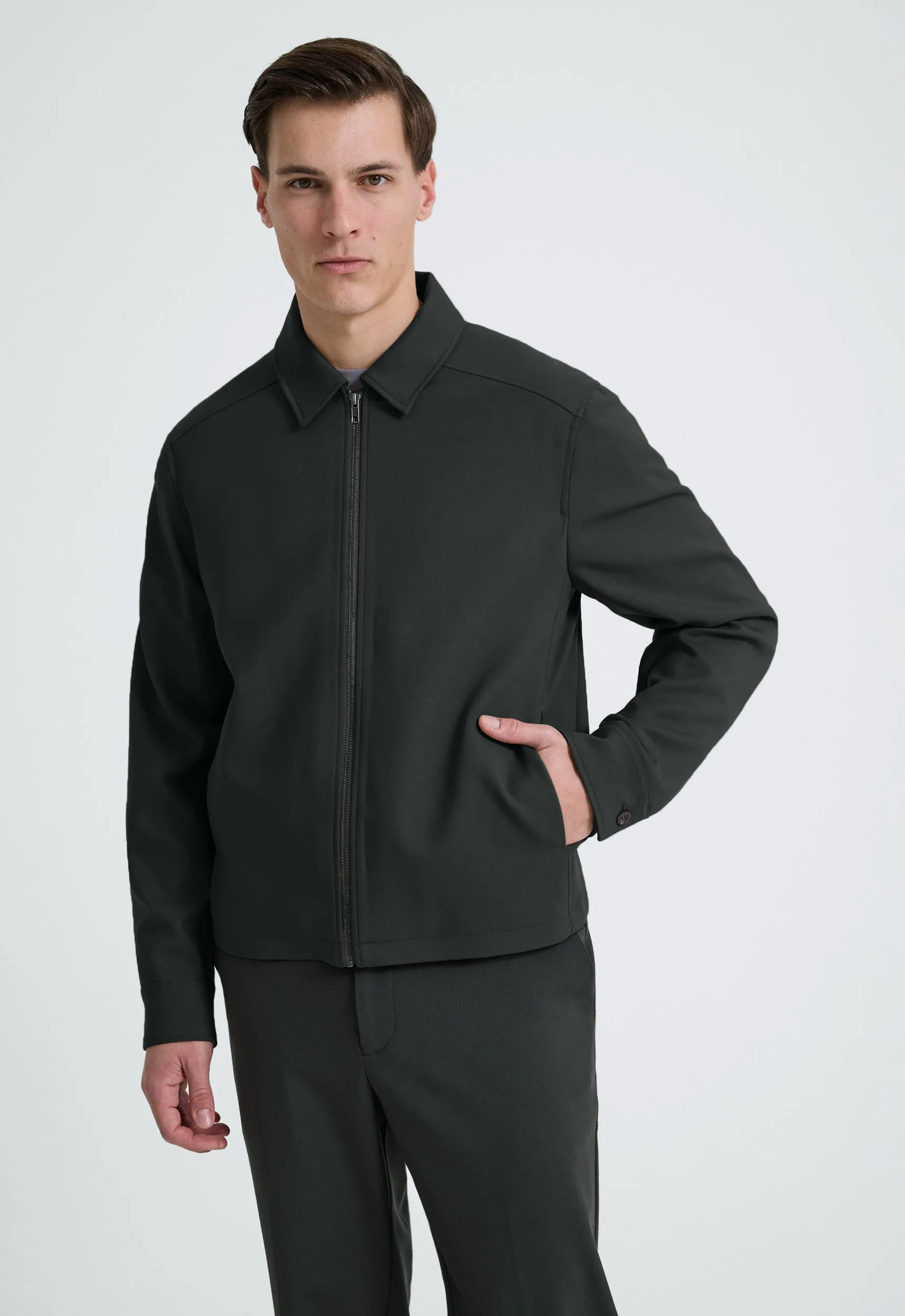 Davey Wool Jacket - Peat