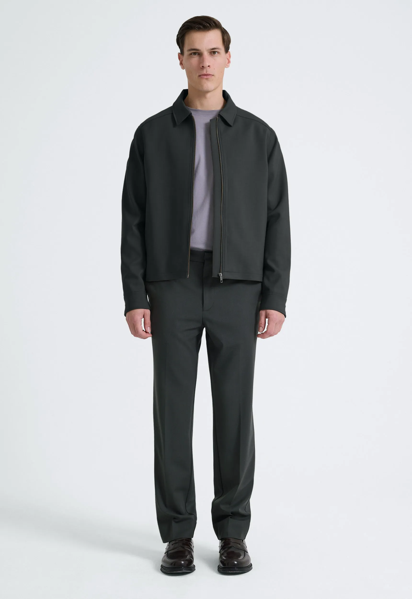 Davey Wool Jacket - Peat
