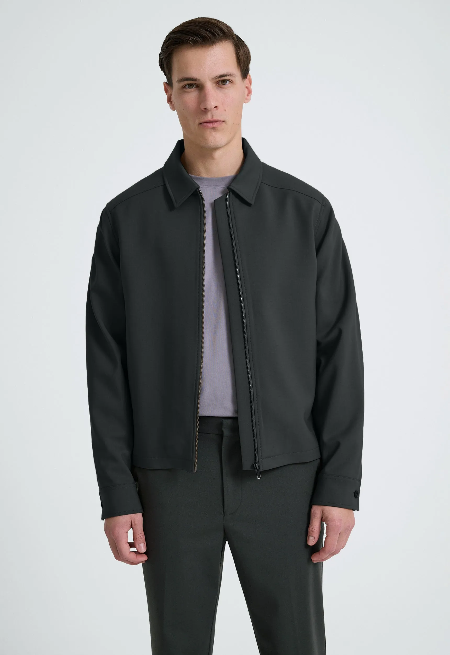 Davey Wool Jacket - Peat