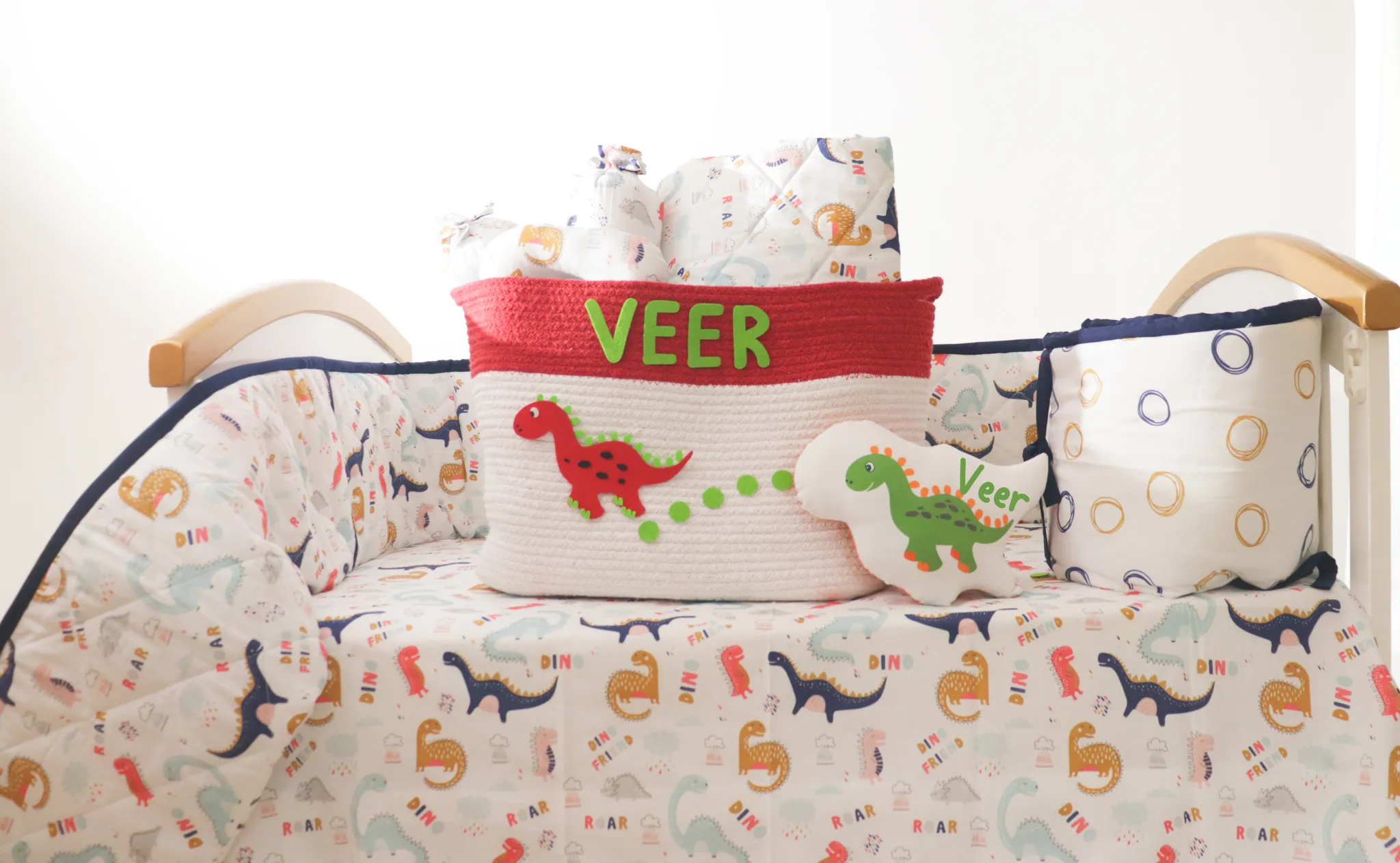 Dino Friend- Personalised Essential Gift 'Baskets Of Love'