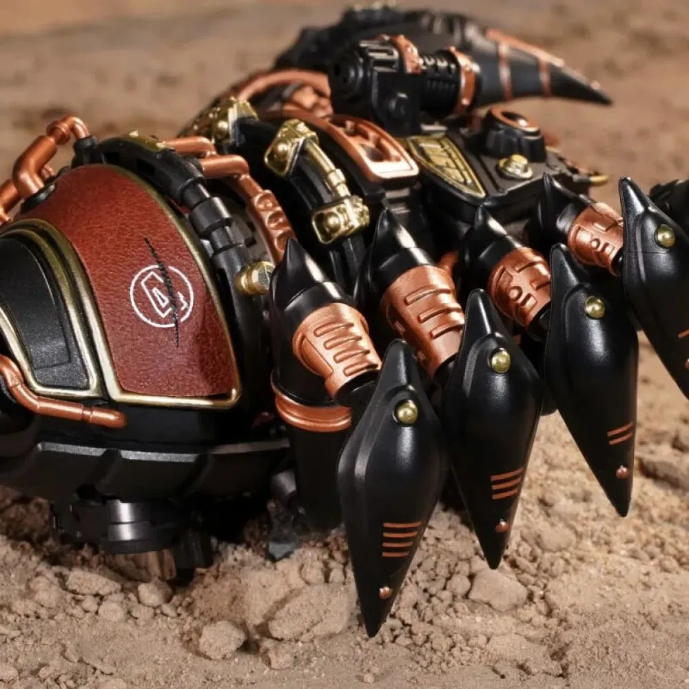 Emperor Scorpion 3d Puzzle with Motor & Light Interactive Funny Assembly Moveable Toys for Teens Adults