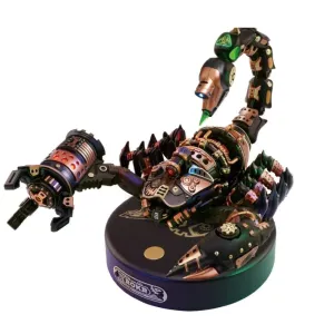 Emperor Scorpion 3d Puzzle with Motor & Light Interactive Funny Assembly Moveable Toys for Teens Adults