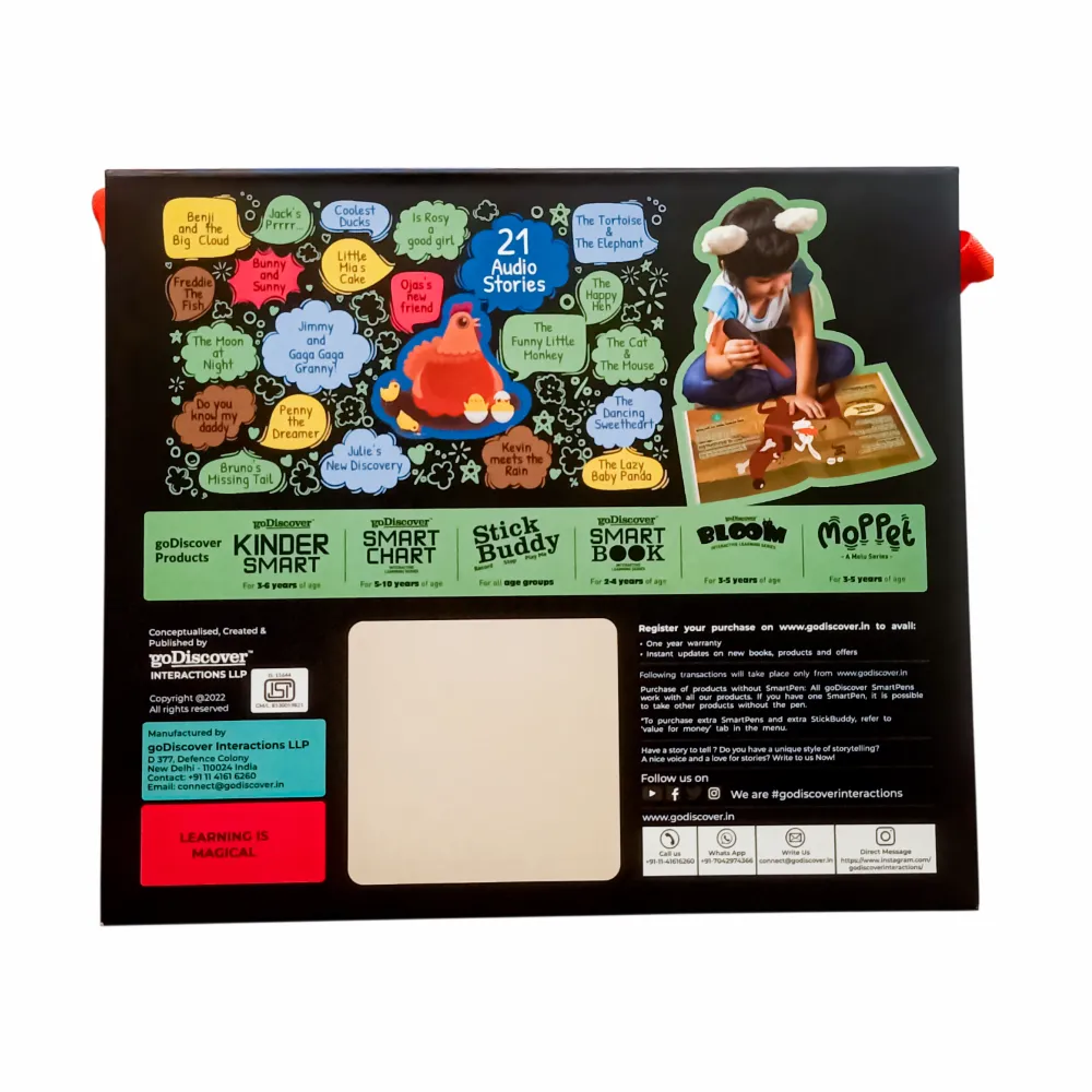 goDiscover Wonder & Smile Interactive Story Book