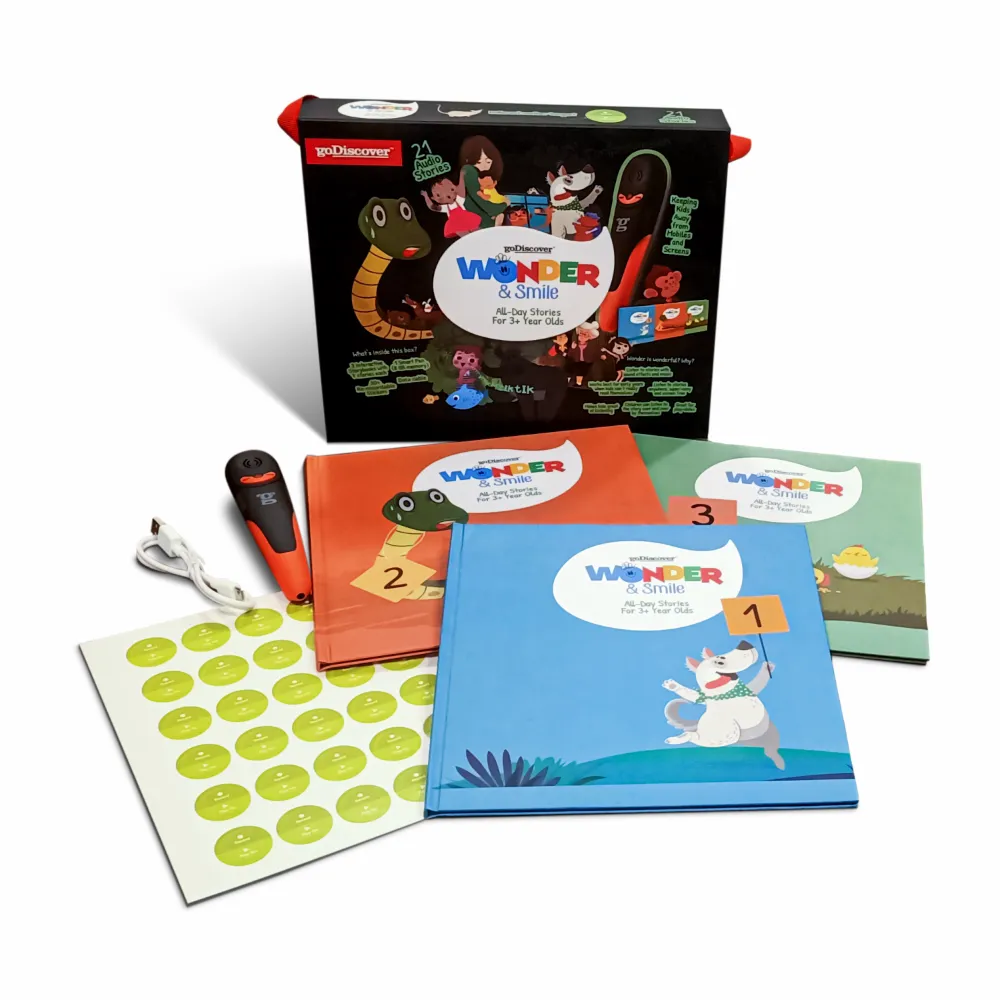 goDiscover Wonder & Smile Interactive Story Book