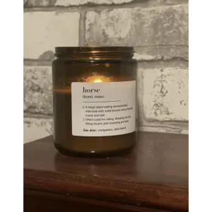 Jenna Lee Cancel Co - Horse Definition Candle