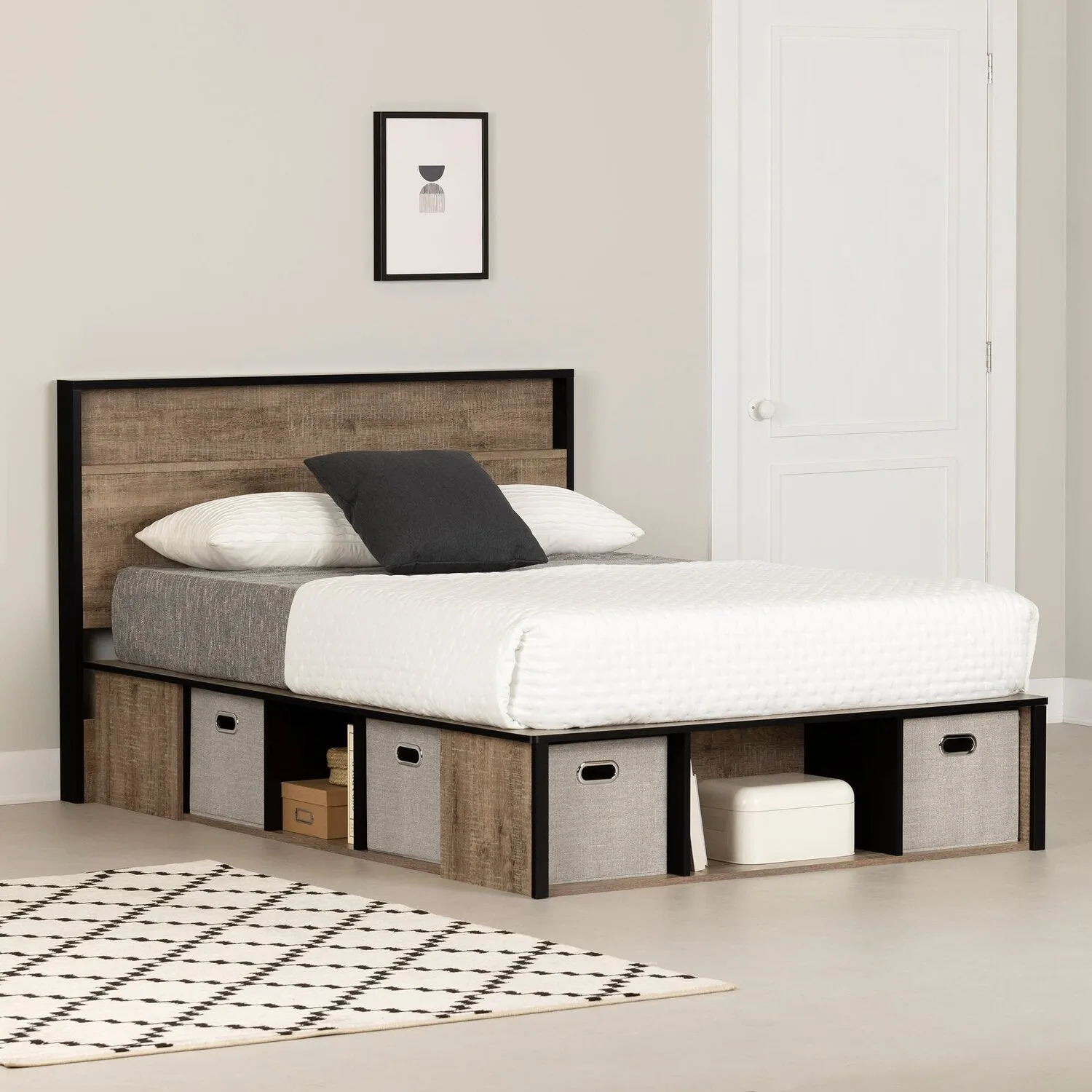 Lochland Full Storage Bed