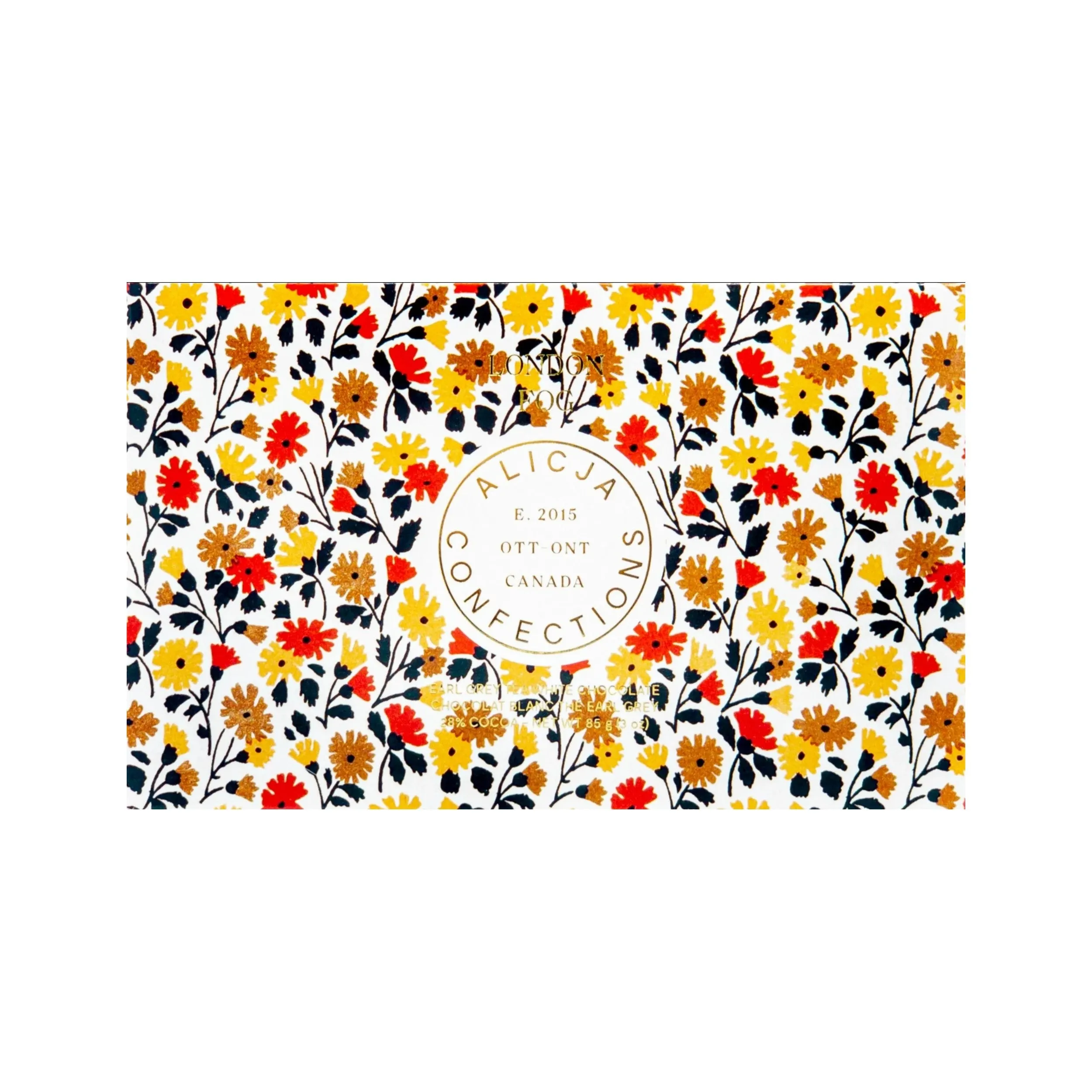 London Fog Earl Grey 28% White Chocolate Bar