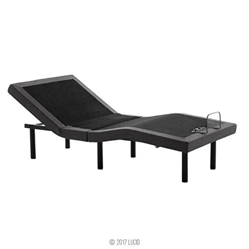 Lucid L300 Twin XL Adjustable Bed Frame with Head and Foot Incline –USB – Wireless Remote – 5-Minute Assembly – Quiet Motor – Adjustable Bed Base Twin XL