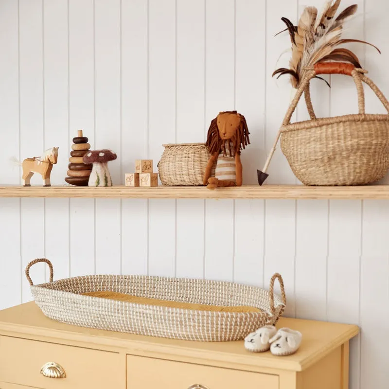 LUXE ORGANIC COTTON LINER- ROSE and MUSTARD