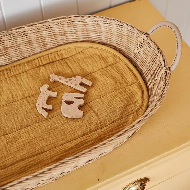 LUXE ORGANIC COTTON LINER- ROSE and MUSTARD
