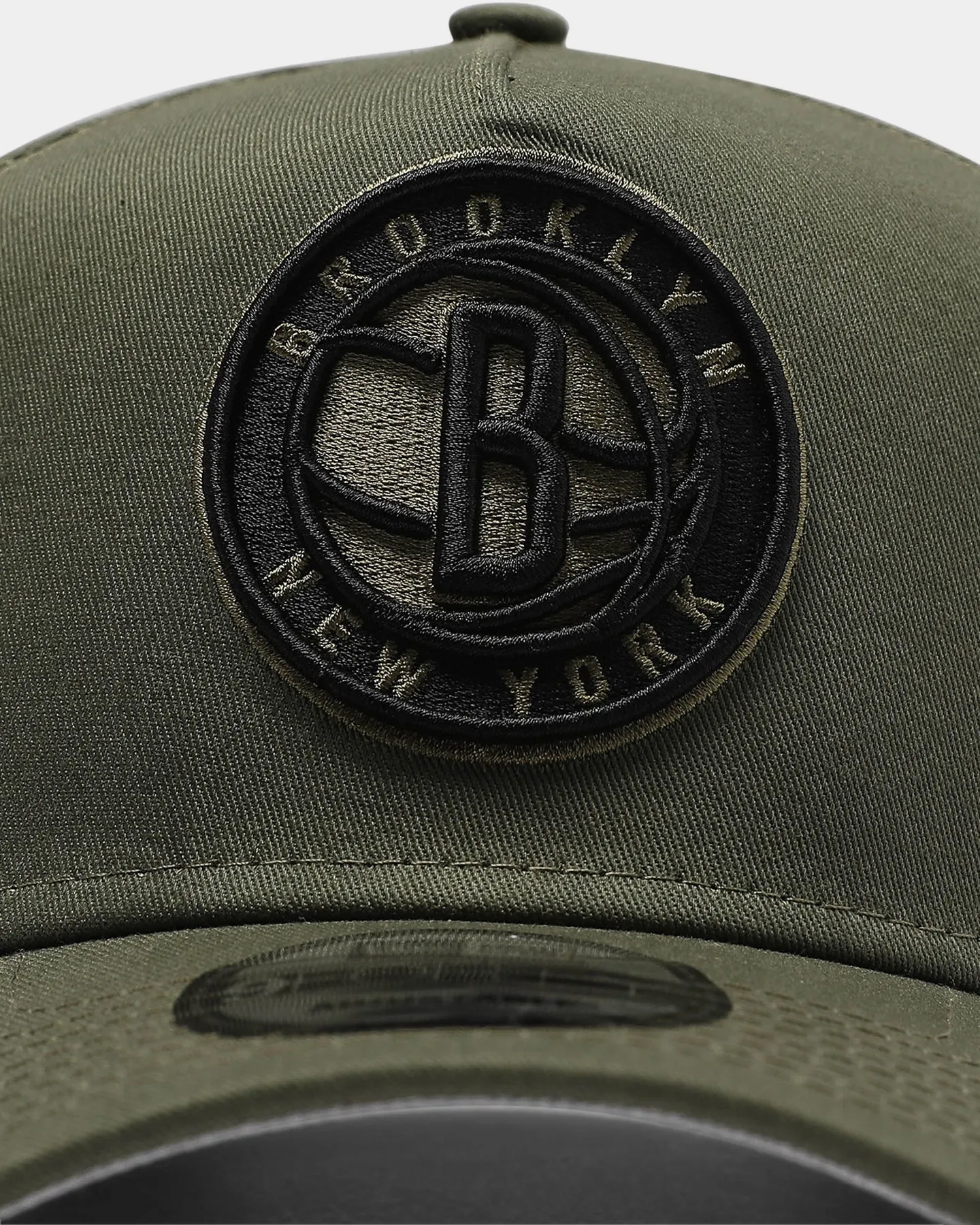 New Era Brooklyn Nets 9FORTY A-Frame Snapback New Olive/Black