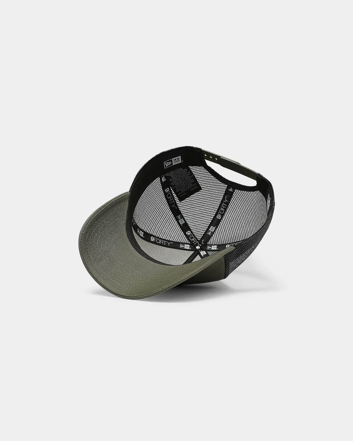 New Era Chicago Bulls 9FORTY A-Frame Trucker Snapback Olive/Black