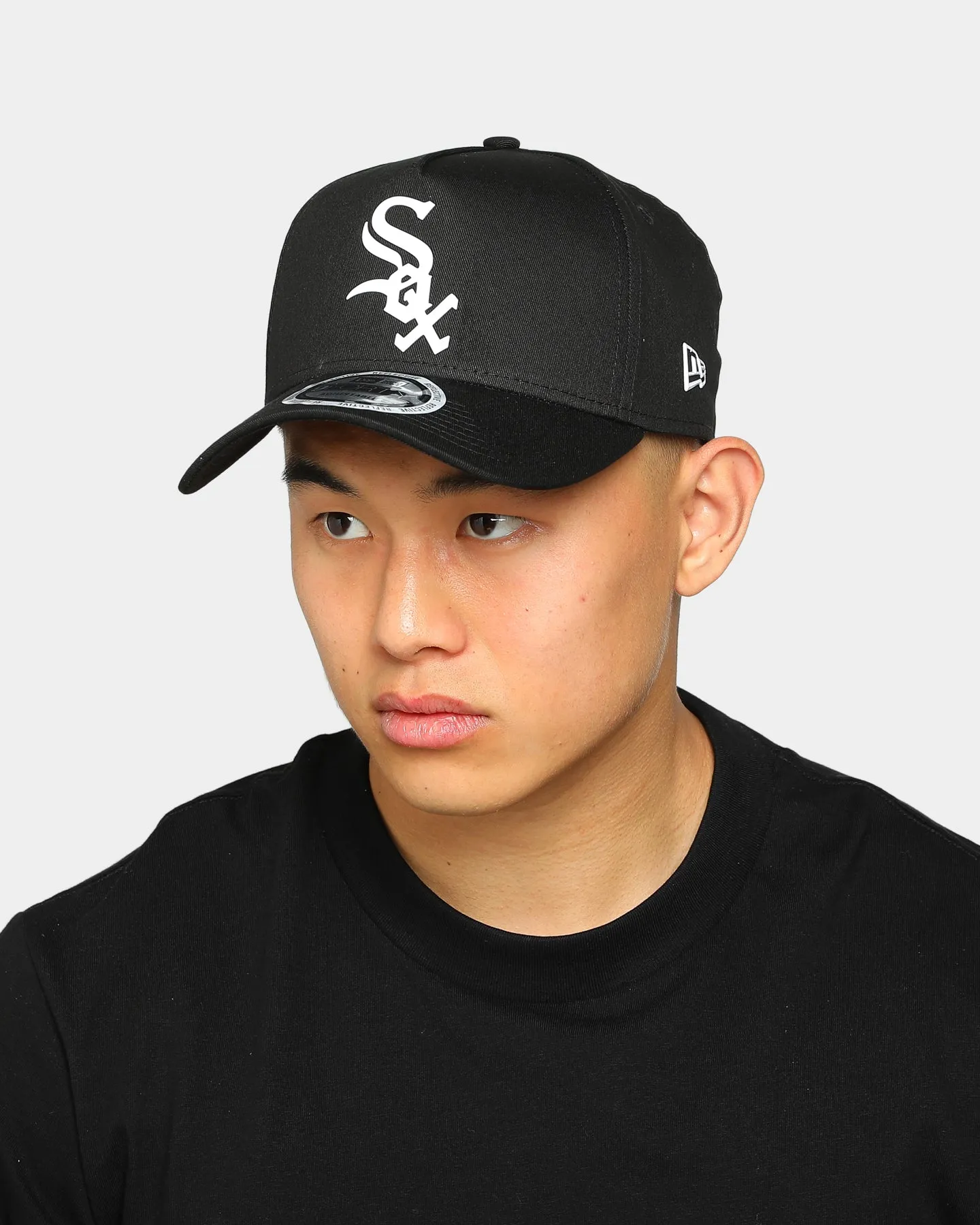 New Era Chicago White Sox 9FORTY A-Frame Reflective Logo Snapback Black/3M