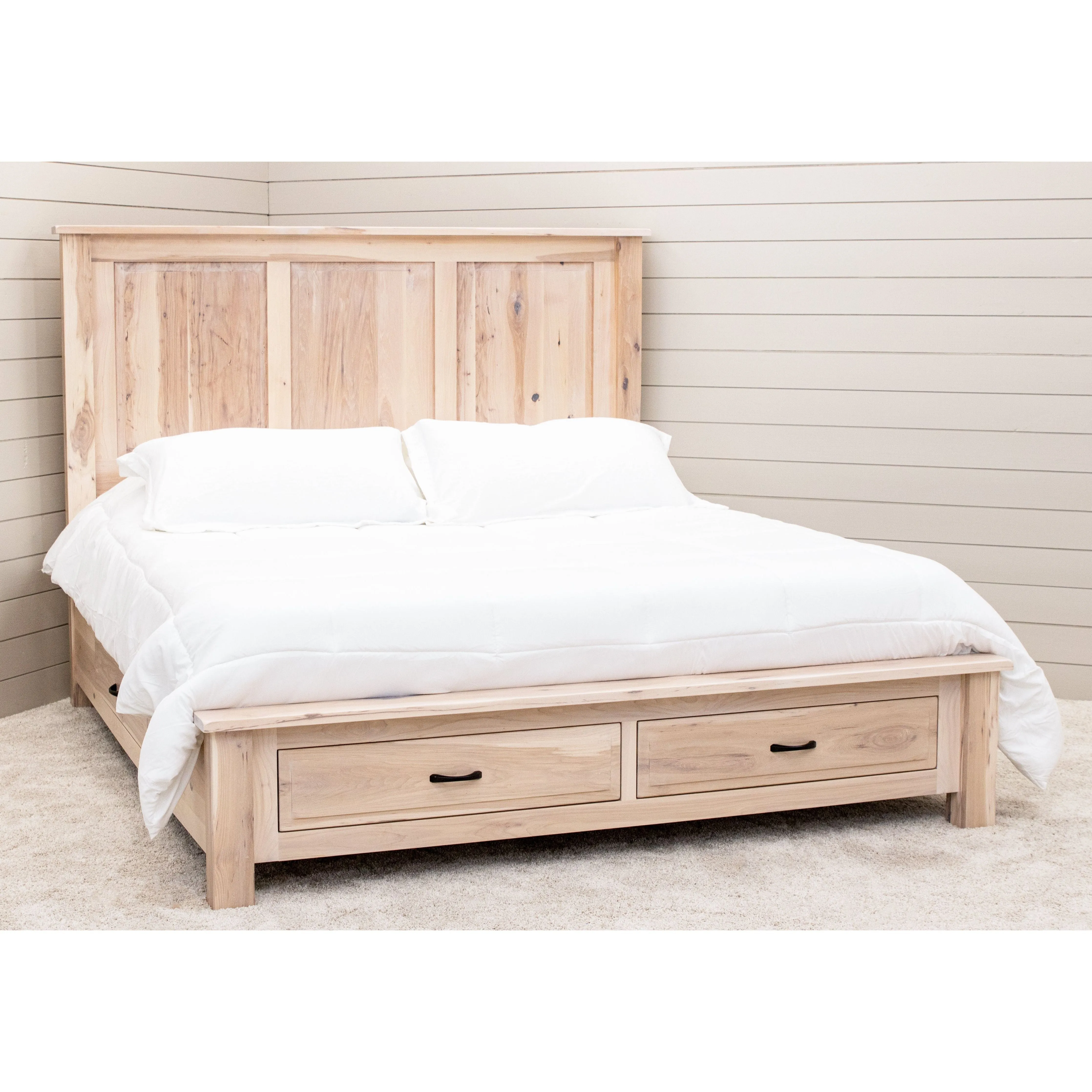 Savannah Rustic Storage Platform Bed