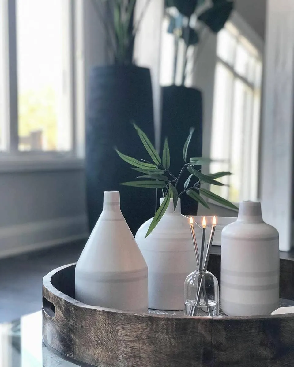 Silver Everlasting Candles