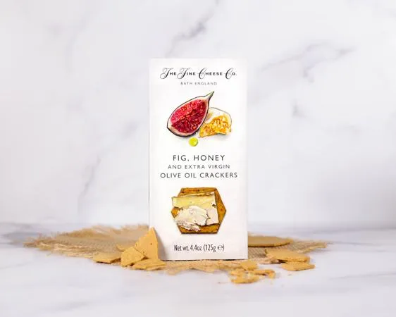 The Fine Cheese Co Fig, Honey and Extra Virgin Olive Oil Crackers